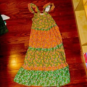 NWT Zara girls maxi dress